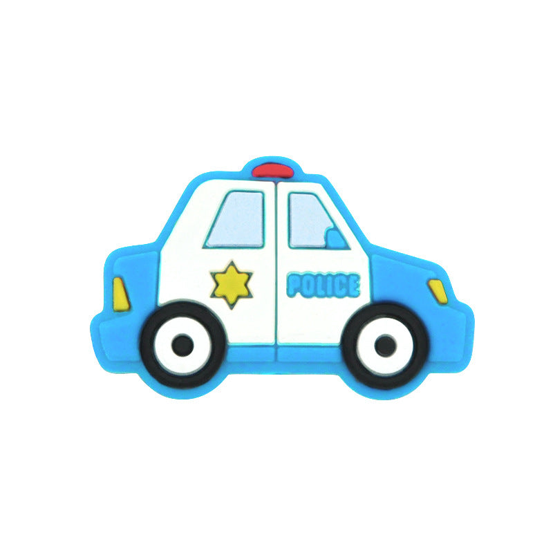 Cuentas de silicona de forma al por mayor 100pcs de la policía de la policía